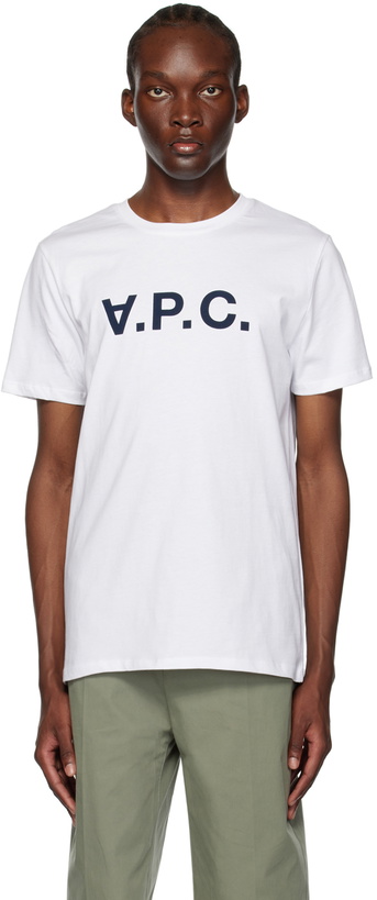 Photo: A.P.C. White VPC T-Shirt