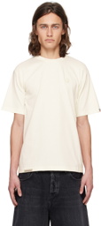 AAPE by A Bathing Ape Off-White Embroidered T-Shirt