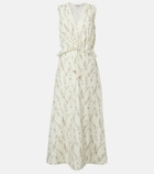 Veronica Beard Ollian cotton and silk voile minidress