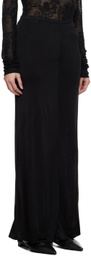 BITE Black Zip Midi Skirt