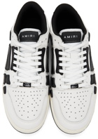 AMIRI White & Black Skel Top Low Sneakers