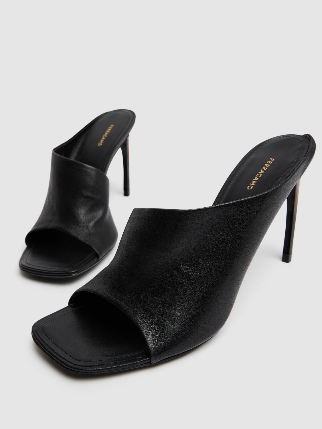 Riot 85mm Lambskin Leather Sandal main image 1