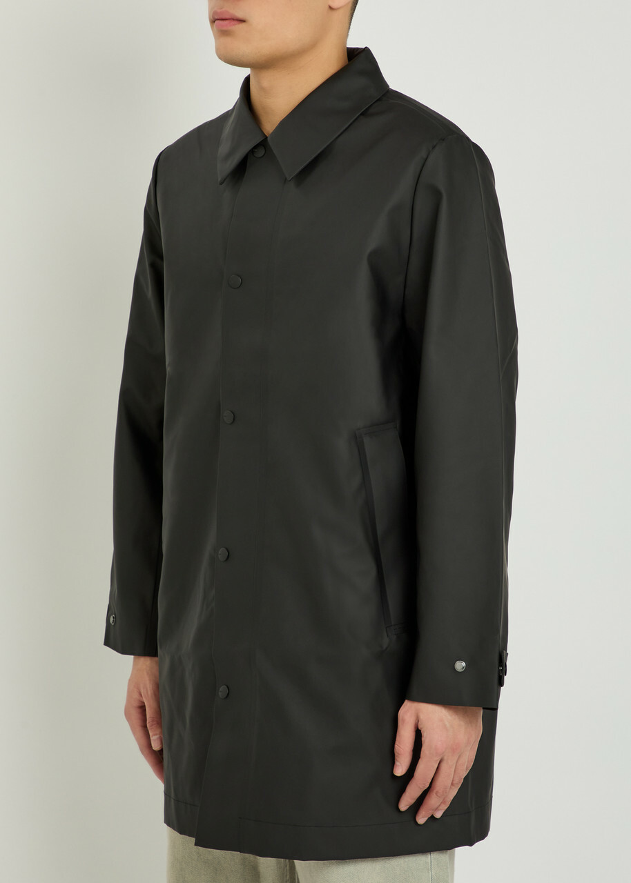 Rains Nara Long Waterproof Jacket Black