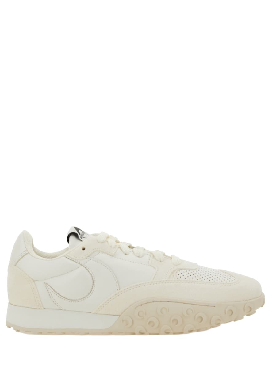Marine Serre Blue & White MS Rise High Sneakers Marine Serre