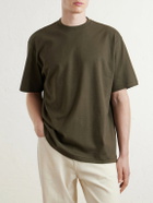 A.PRESSE - Heavy Weight Cotton-Jersey T-Shirt - Green