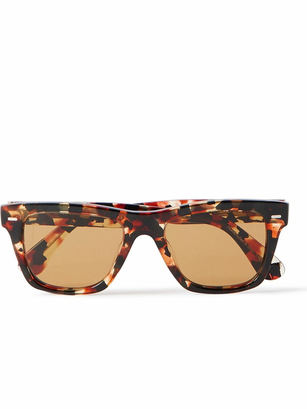 Photo: Brunello Cucinelli - Oliver Peoples Square-Frame Tortoiseshell Acetate Sunglasses