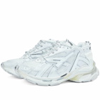 Balenciaga Men's Runner Sneakers in White