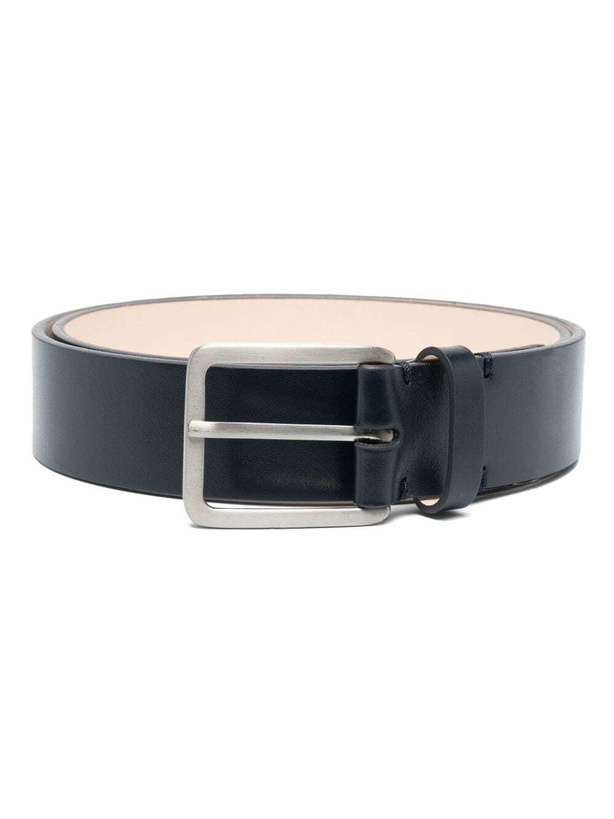 Photo: PAUL SMITH - Signature Stripe Leather Belt