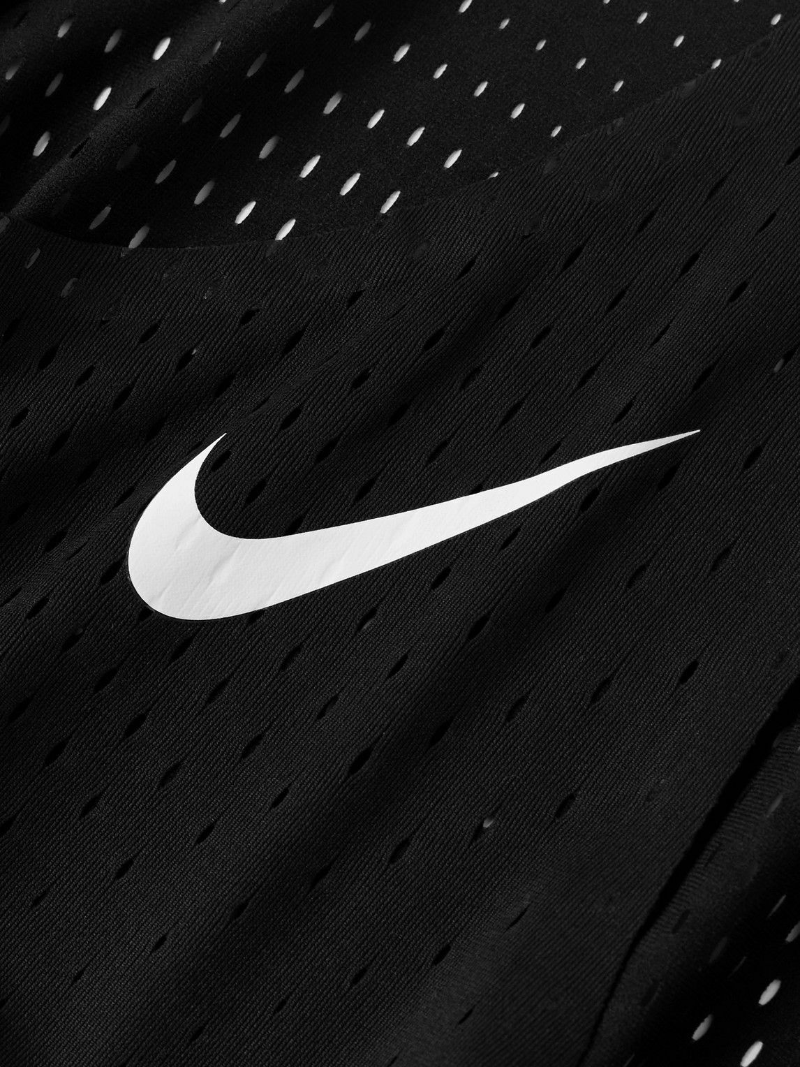 Nike Running - AeroSwift Slim-Fit Perforated Dri-FIT ADV Tank Top - Black