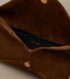 Saint Laurent Cassandre Small suede pouch