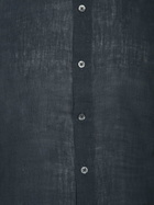 120% Lino Blue Linen Shirt