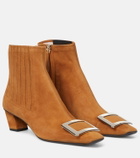 Roger Vivier Belle Vivier suede Chelsea boots