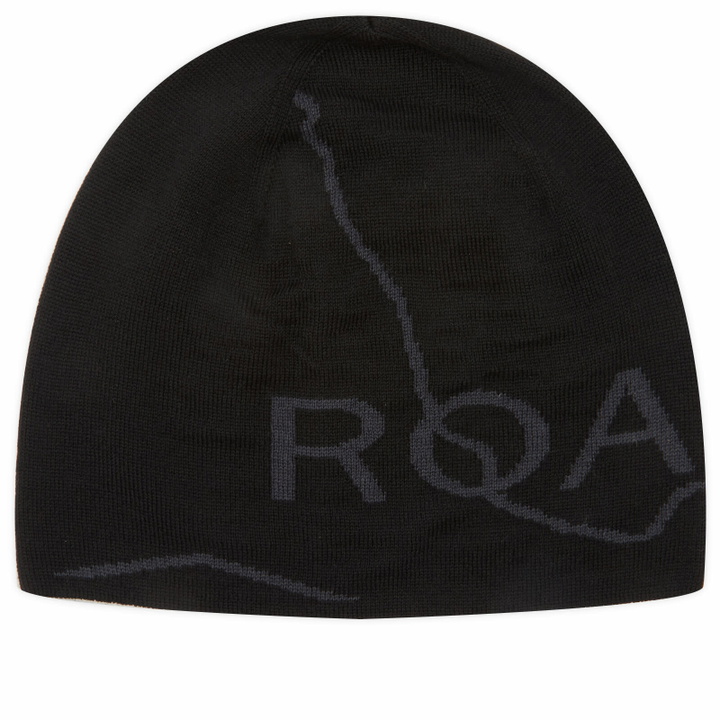 Photo: ROA Men's Logo Wool Beanie in Black 