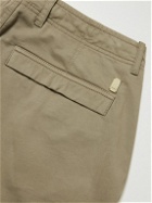 Dunhill - Straight-Leg Stretch-Cotton Shorts - Brown