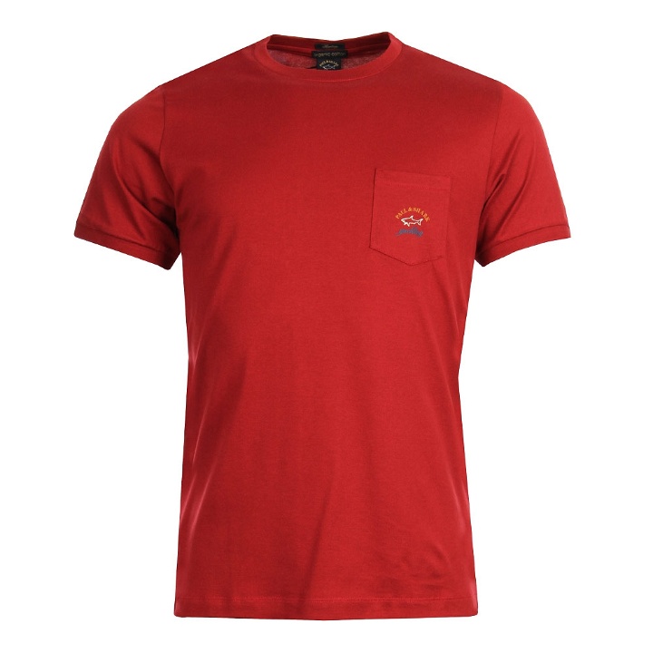 Photo: Pocket T-Shirt - Dark Red