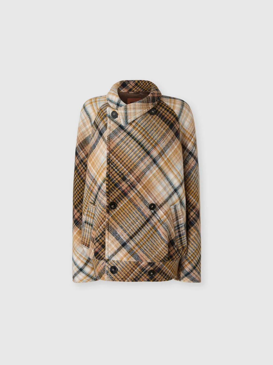 Missoni - Double-breasted raglan jacket, Women, Multicoloured