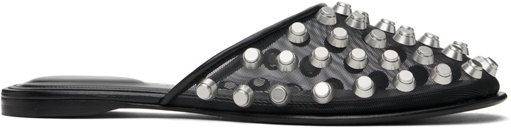 Photo: Alexander Wang Black Rhodes Flat Slippers