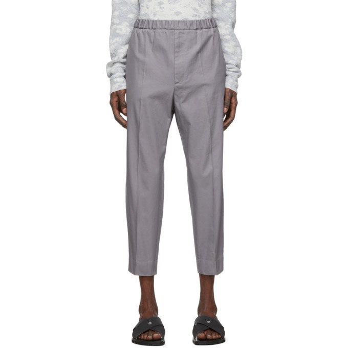 Photo: Jil Sander Grey Gabardine Trousers