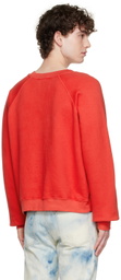 SEEKINGS Red Raglan Sweatshirt