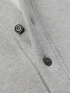 KENZO - Logo-Appliquéd Cotton-Jersey Cardigan - Gray