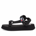 Tommy Jeans Women's Eva Sandal in Black