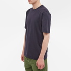 Folk Men's Contrast Sleeve T-Shirt in Navy