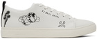 PS by Paul Smith White Lee Dreamscape Embroidered Sneakers