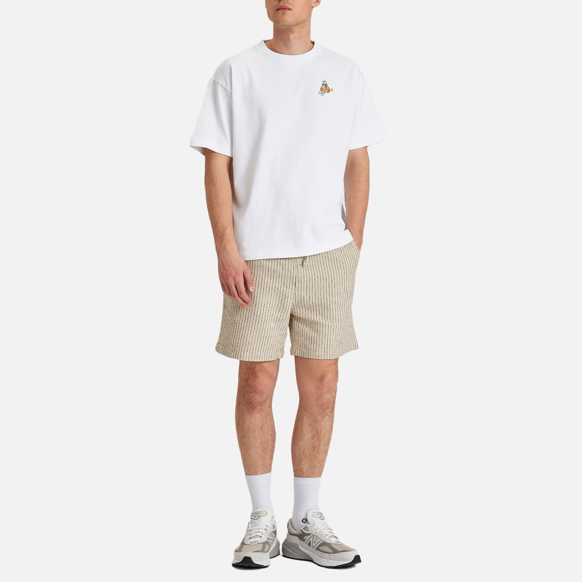 Percival Men's Sorrento Short in Ecru