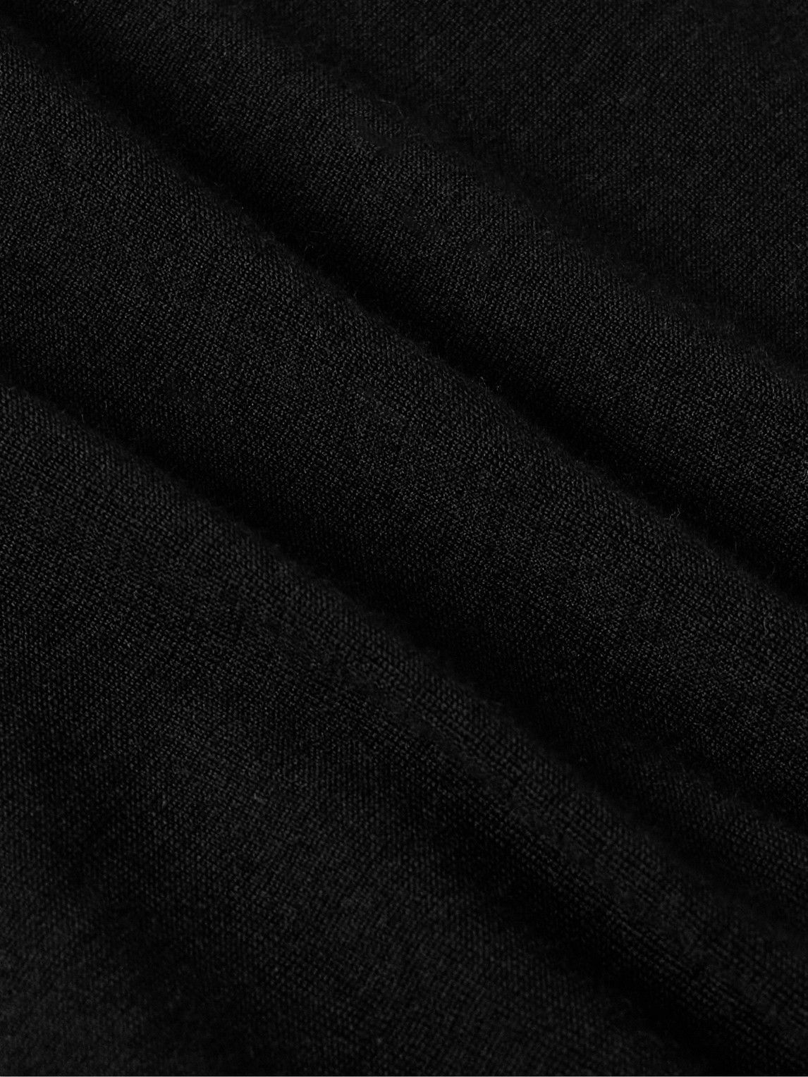 Zegna - Cashmere and Silk-Blend Rollneck Sweater - Black