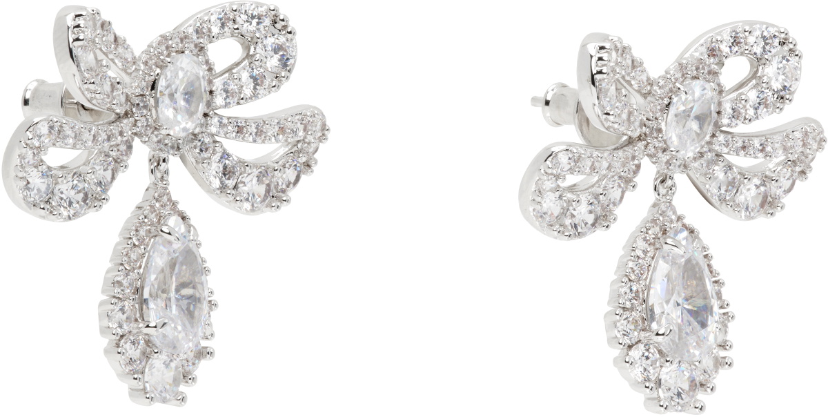 SHUSHU/TONG YVMIN Edition Lissome Gem Bowknot Earrings