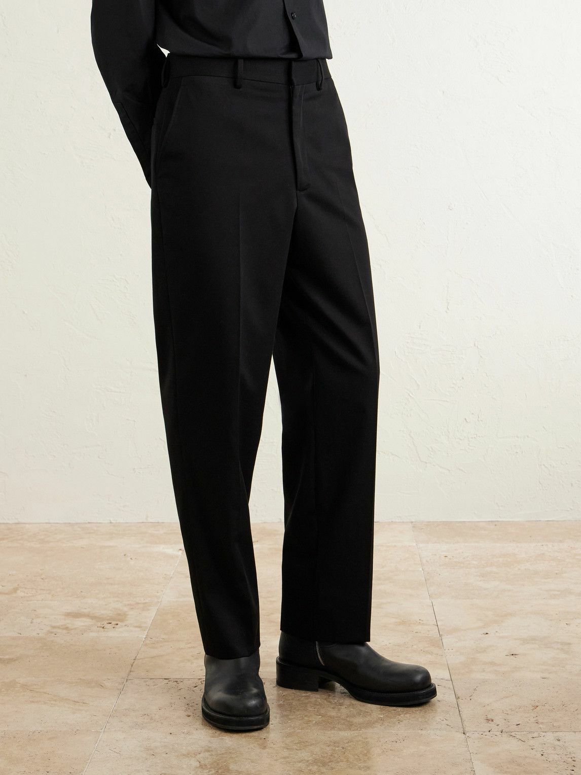 Gabriela Hearst - Harold Tapered Cotton Trousers - Black