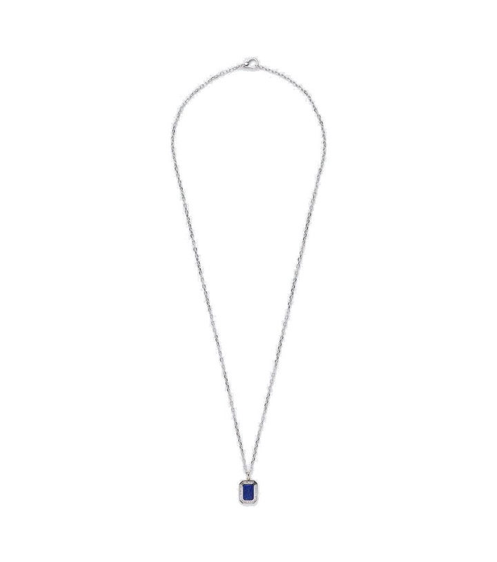 Photo: Shay Jewelry 18kt white gold necklace with lapis lazuli and diamonds