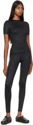 MISBHV Black Printed Leggings