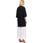 TOTEME Black Relaxed Tee Minidress