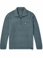 66 North - Esja Logo-Appliquéd Fleece Half-Zip Sweatshirt - Blue