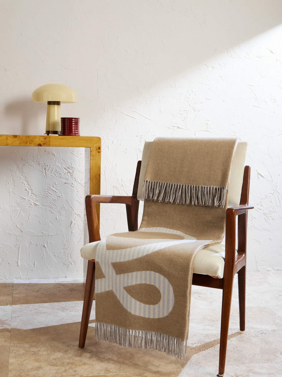 LOEWE - Anagram Wool and Cashmere-Blend Throw