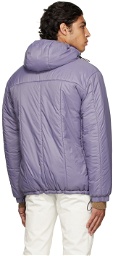 Dunhill Reversible Purple Hooded Jacket