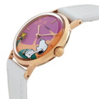 Timex Peanuts Marlin Hand Wind Snoopy Floral Ladies Watch TW2V91200