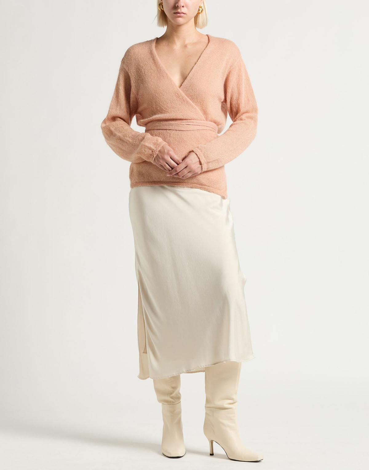 Crossley Womens Wrap cardigans Blush