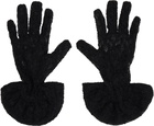 Anna Sui Black Short Gloves