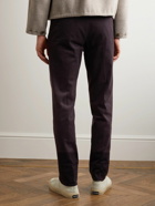 Thom Sweeney - Straight-Leg Pleated Cotton-Blend Twill Drawstring Trousers - Brown