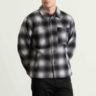 Percival Men's Check Overshirt in Grey