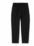 MANASTASH - St Helens Straight-Leg Shell Drawstring Trousers - Black