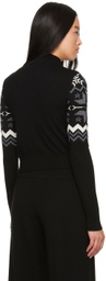 Perfect Moment Black Nordic Sweater