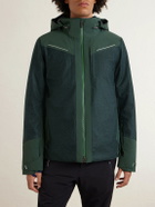 Kjus - Frostline Padded Shell-Trimmed Wool Hooded Down Jacket - Green