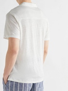 Onia - Linen Polo Shirt - White