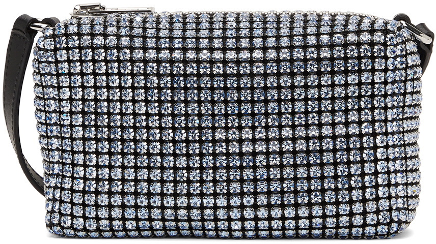 Alexander Wang Blue Rhinestone Medium Heiress Bag Alexander Wang