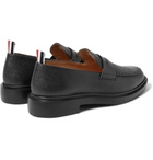 Thom Browne - Pebble-Grain Leather Penny Loafers - Men - Black