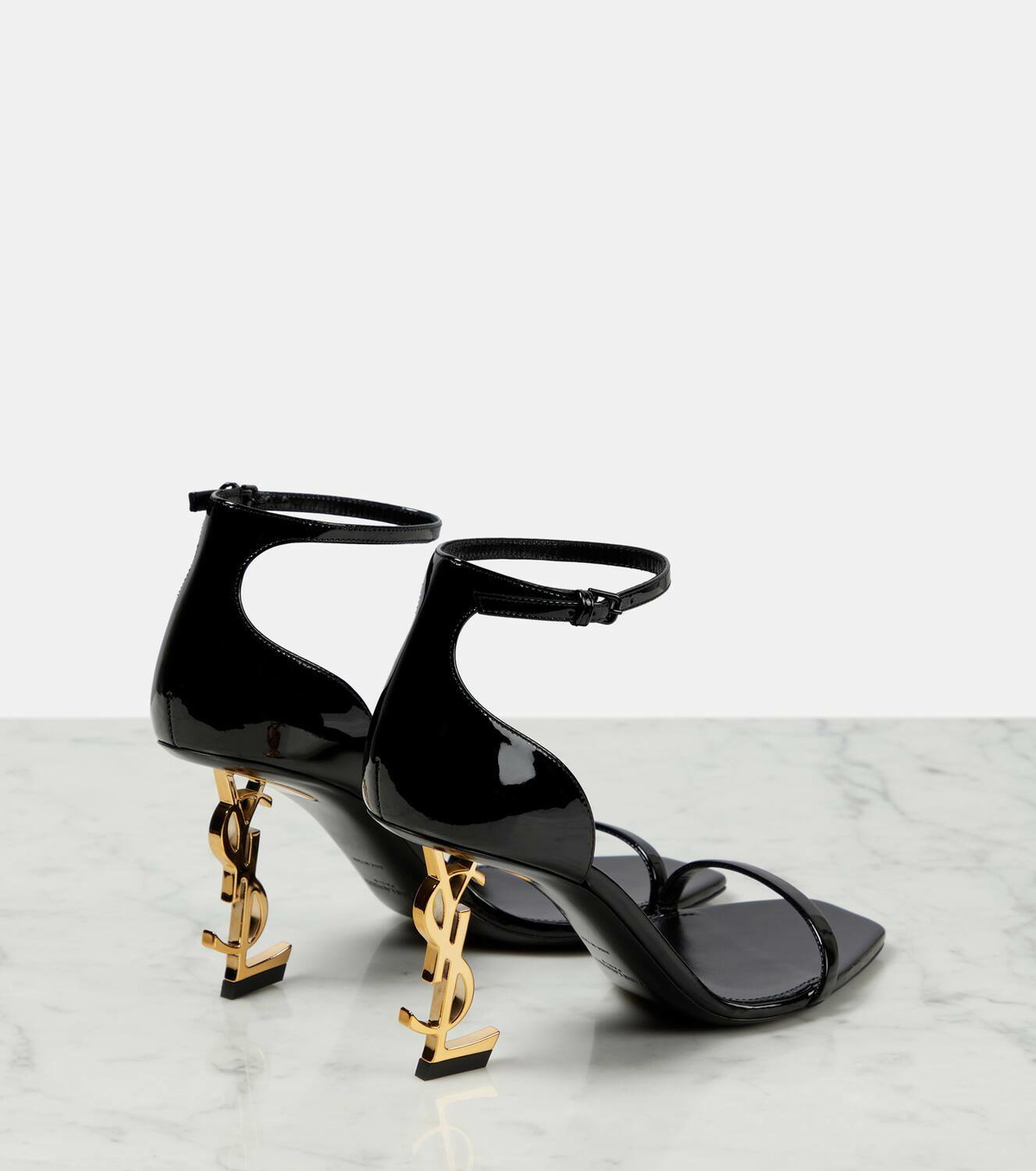 Saint Laurent Opyum patent leather sandals Saint Laurent