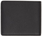 Brioni Black Grained Calfskin Classic Bifold Wallet